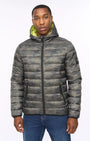 Crosshatch Gattering Jacket - Camo Olive