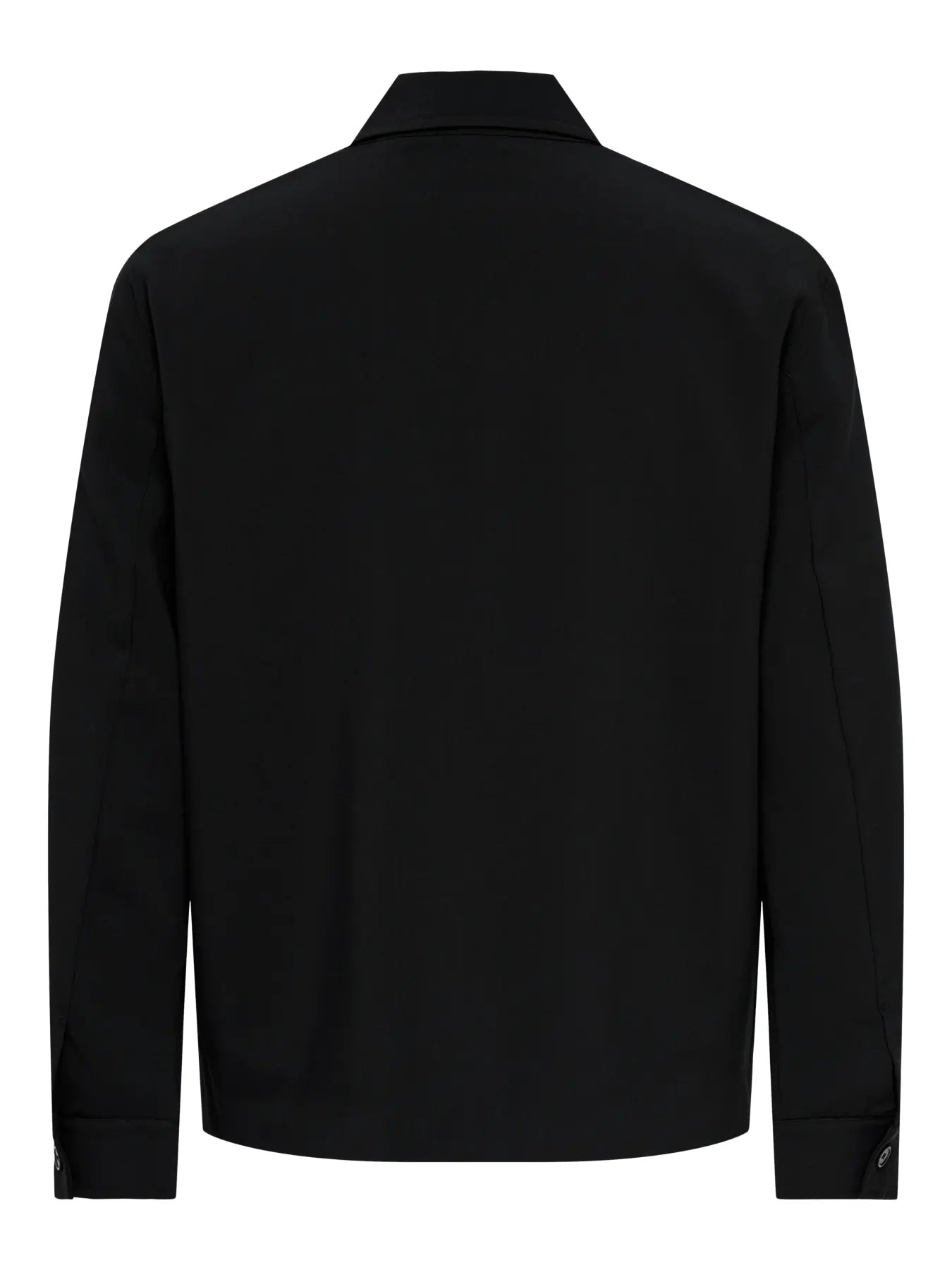 Only & Sons Regular Zip Overshirt - Jet Black