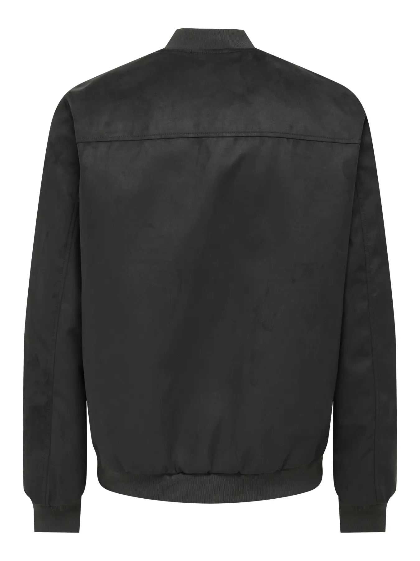 Only & Sons Lucas Fake Suede Bomber Jacket - Phantom