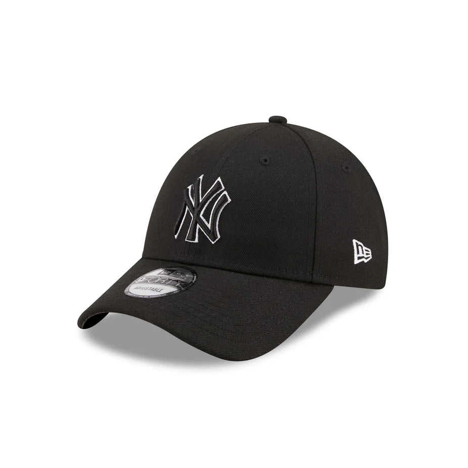 New York Yankees Pop Outline Black 9FORTY Cap