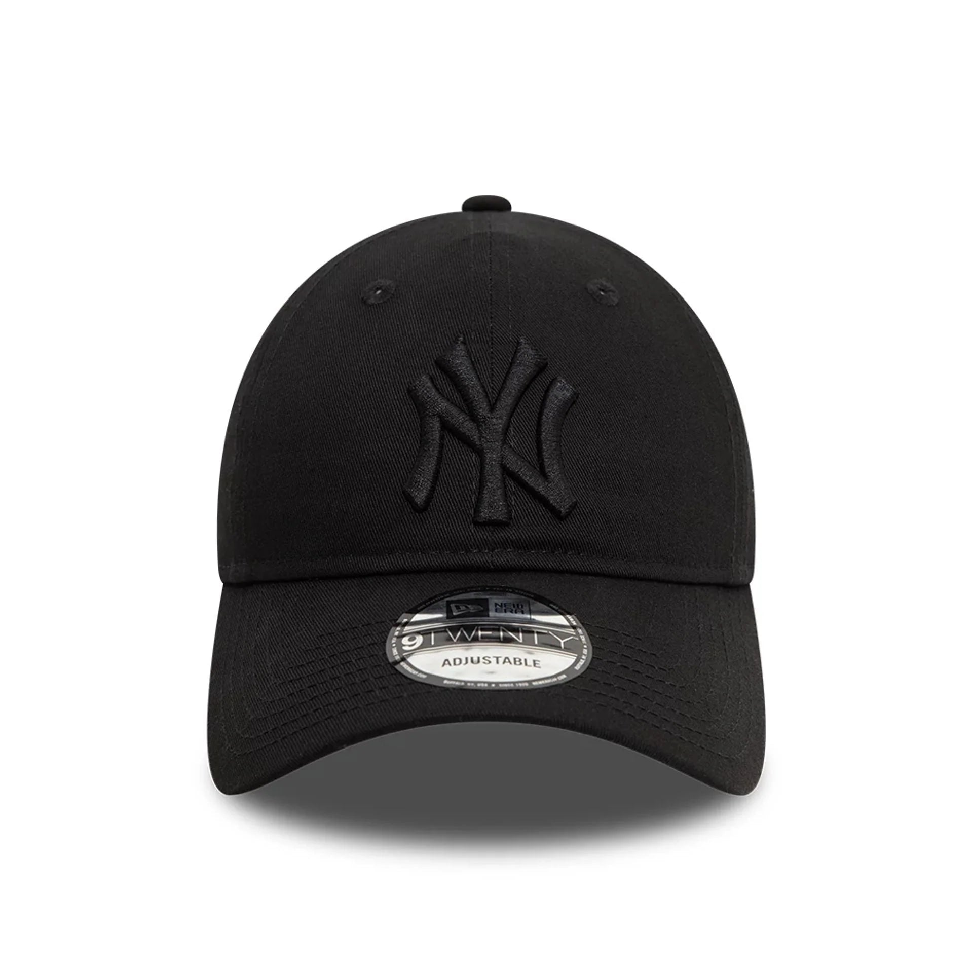 New York Yankees League Essential Black On Black 9TWENTY Adjustable Cap