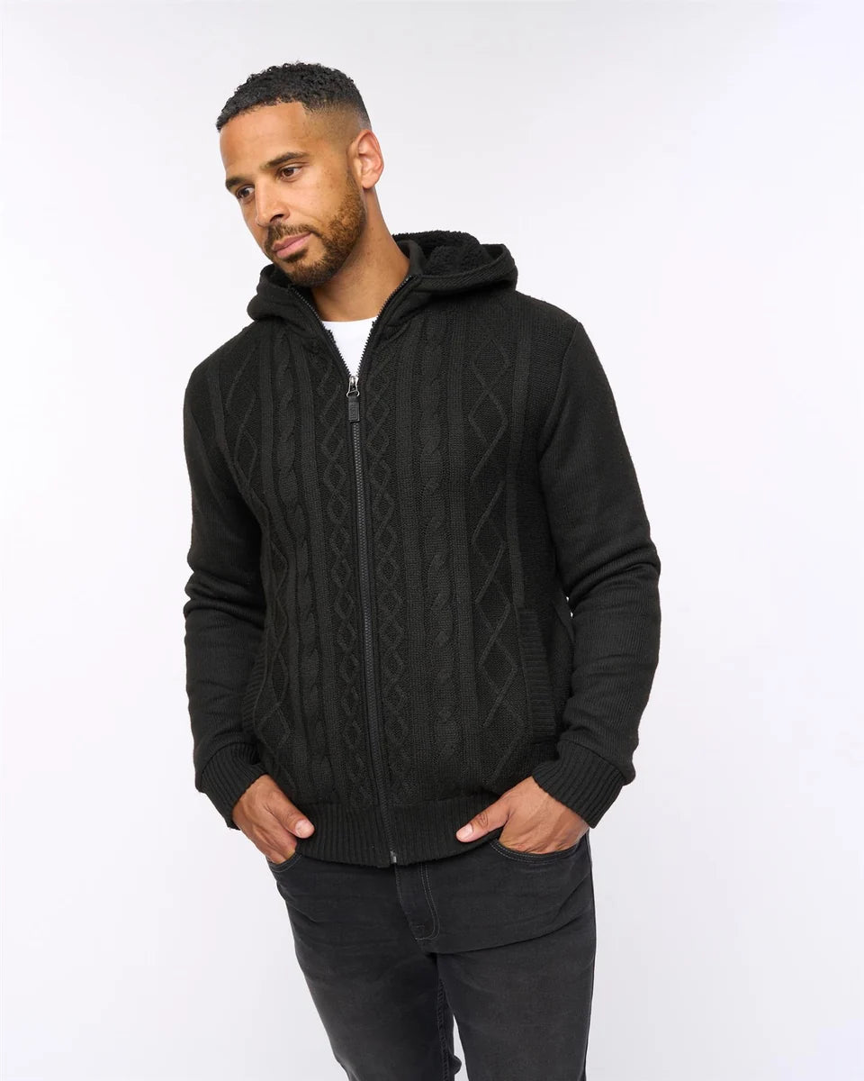 Bewley & Ritch Tonbridge Cable Knit - Black