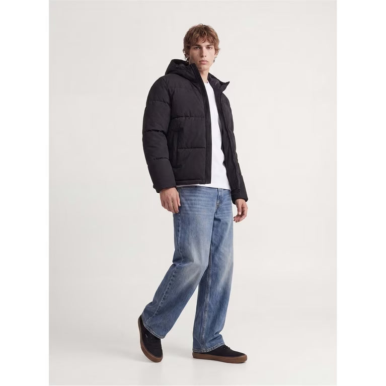 Jack & Jones Galaxy Puffer Jacket - Black