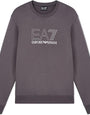 EA7 Emporio Armani 7M001322 Train Visibilty Jersey Sweatshirt - Smoked Pearl
