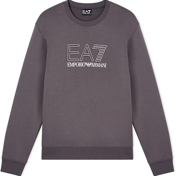EA7 Emporio Armani 7M001322 Train Visibilty Jersey Sweatshirt - Smoked Pearl