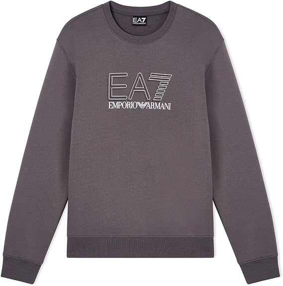 EA7 Emporio Armani 7M001322 Train Visibilty Jersey Sweatshirt - Smoked Pearl