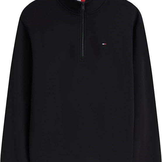 Tommy Jeans DM0DM20339 TJM Regular Fleece 1/4 Zip - Black
