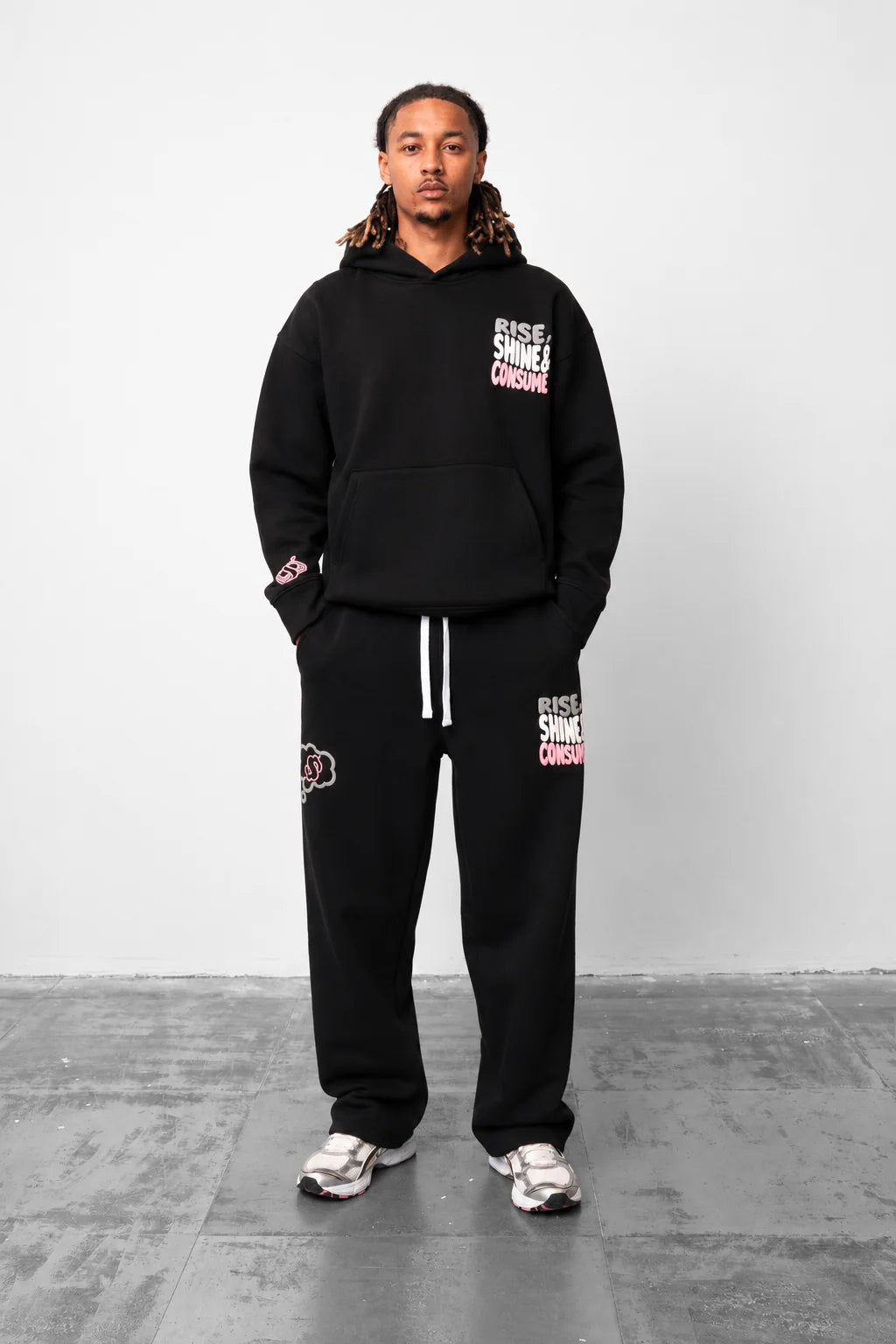 Fresh Flavours Rise Hoodie - Black