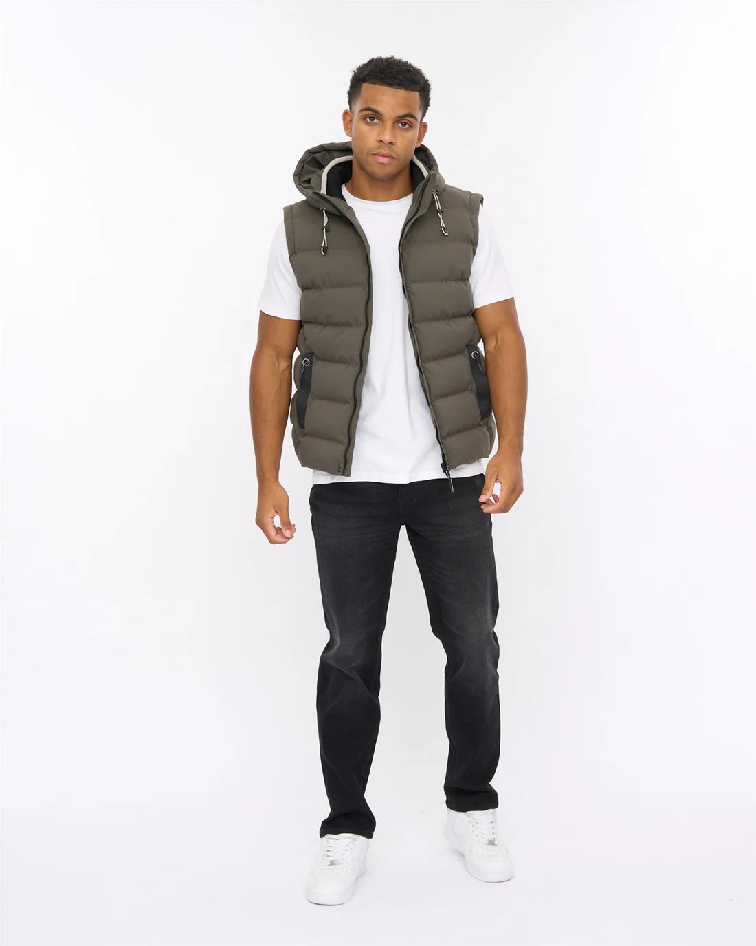 Crosshatch Kampleys Gilet - Deep Olive