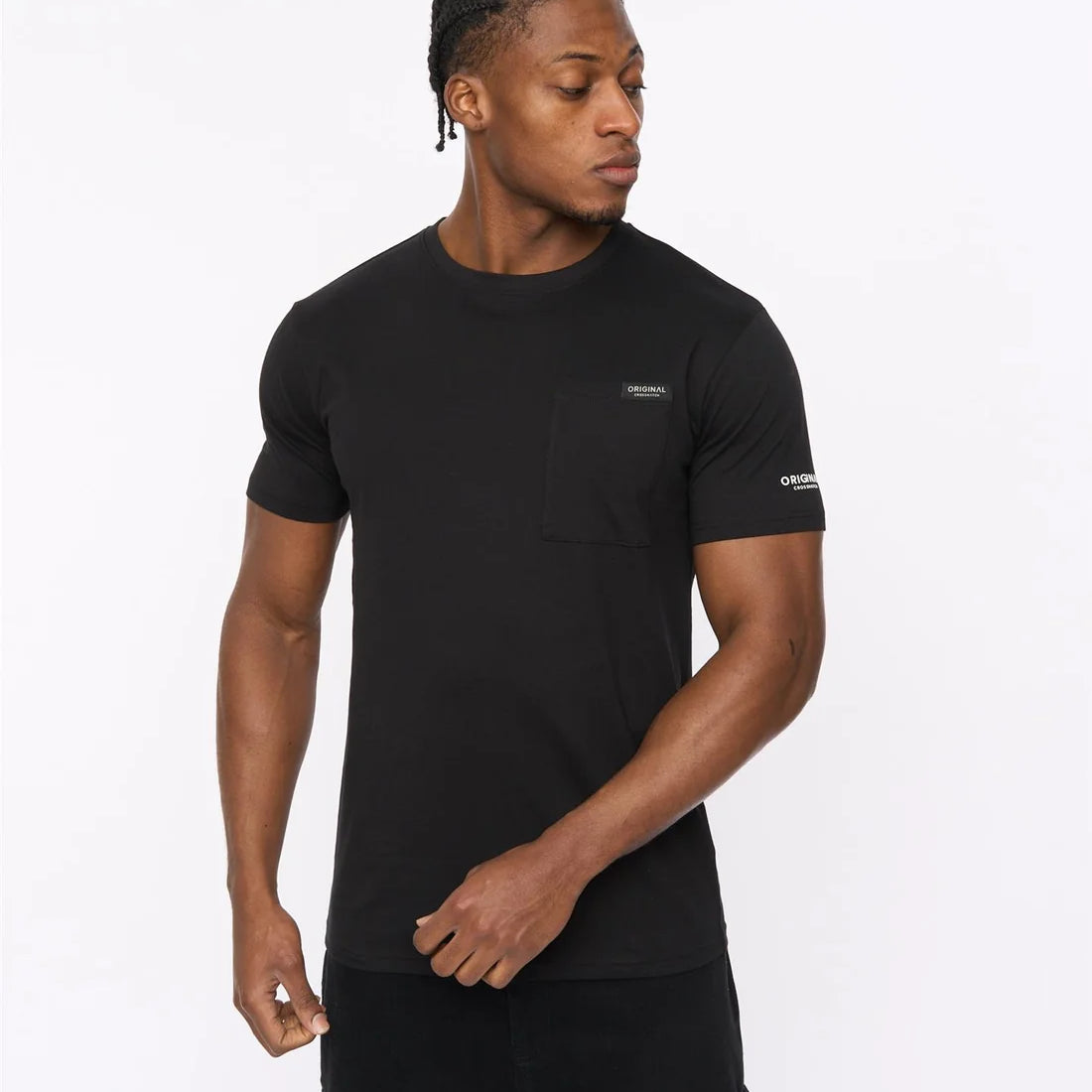 Crosshatch Portville T-Shirt - Black