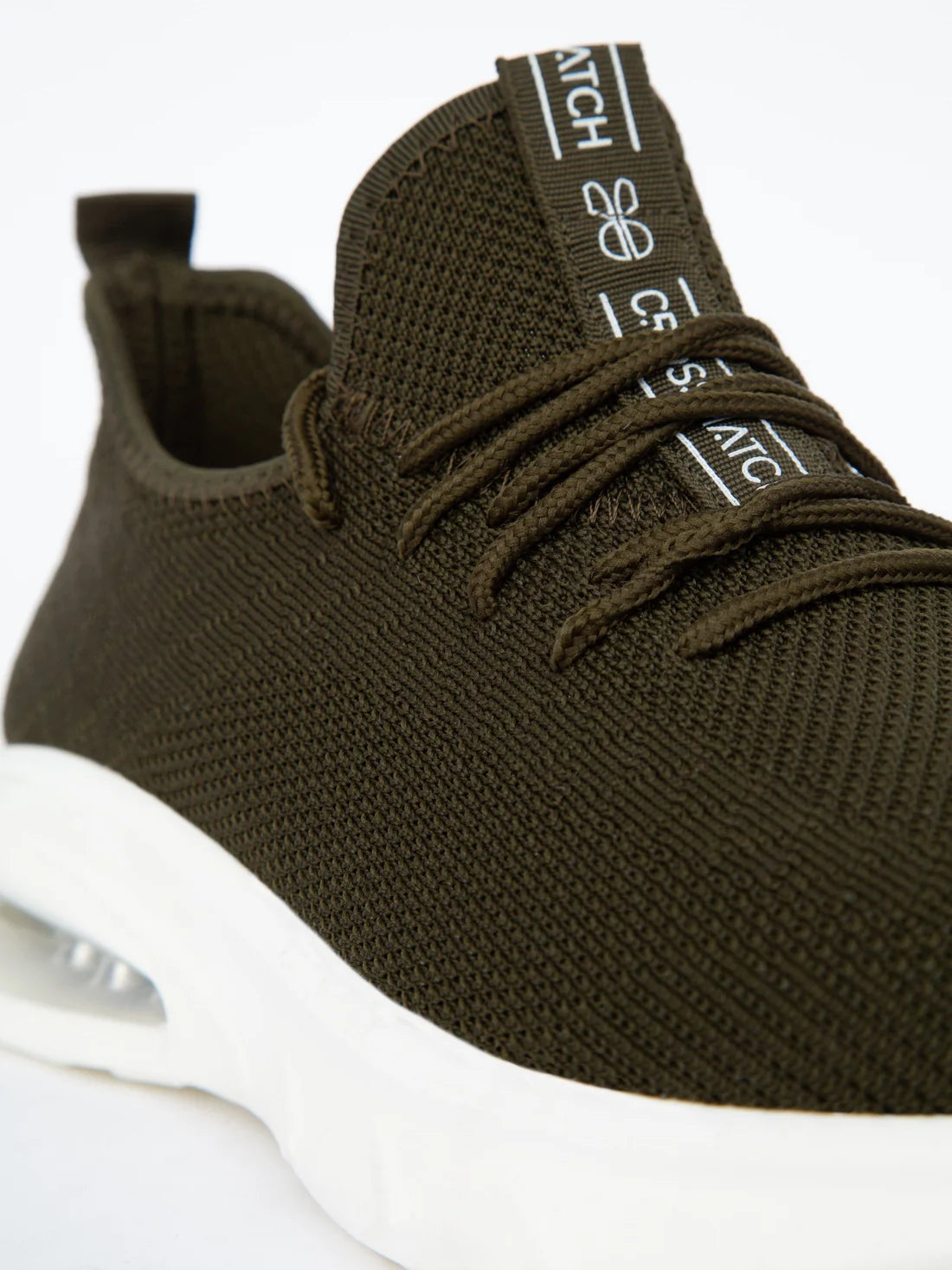 Crosshatch Trevel Trainers - Olive