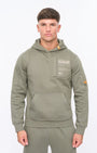 Duck & Cover Adamsberg Hoodie - Dark Olive