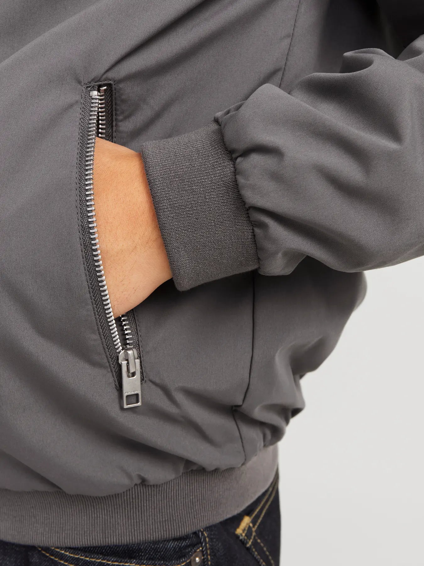 Jack & Jones Rush Bomber Jacket - Castlerock