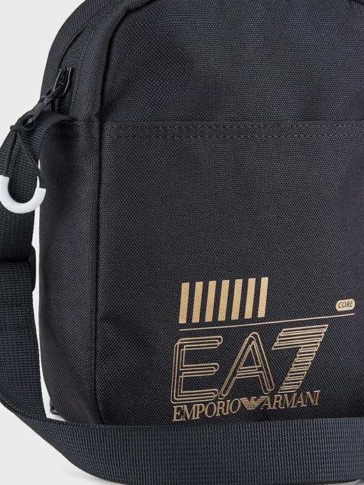 EA7 Emporio Armani Woven Sholder Bag - 26121 Black/Gold