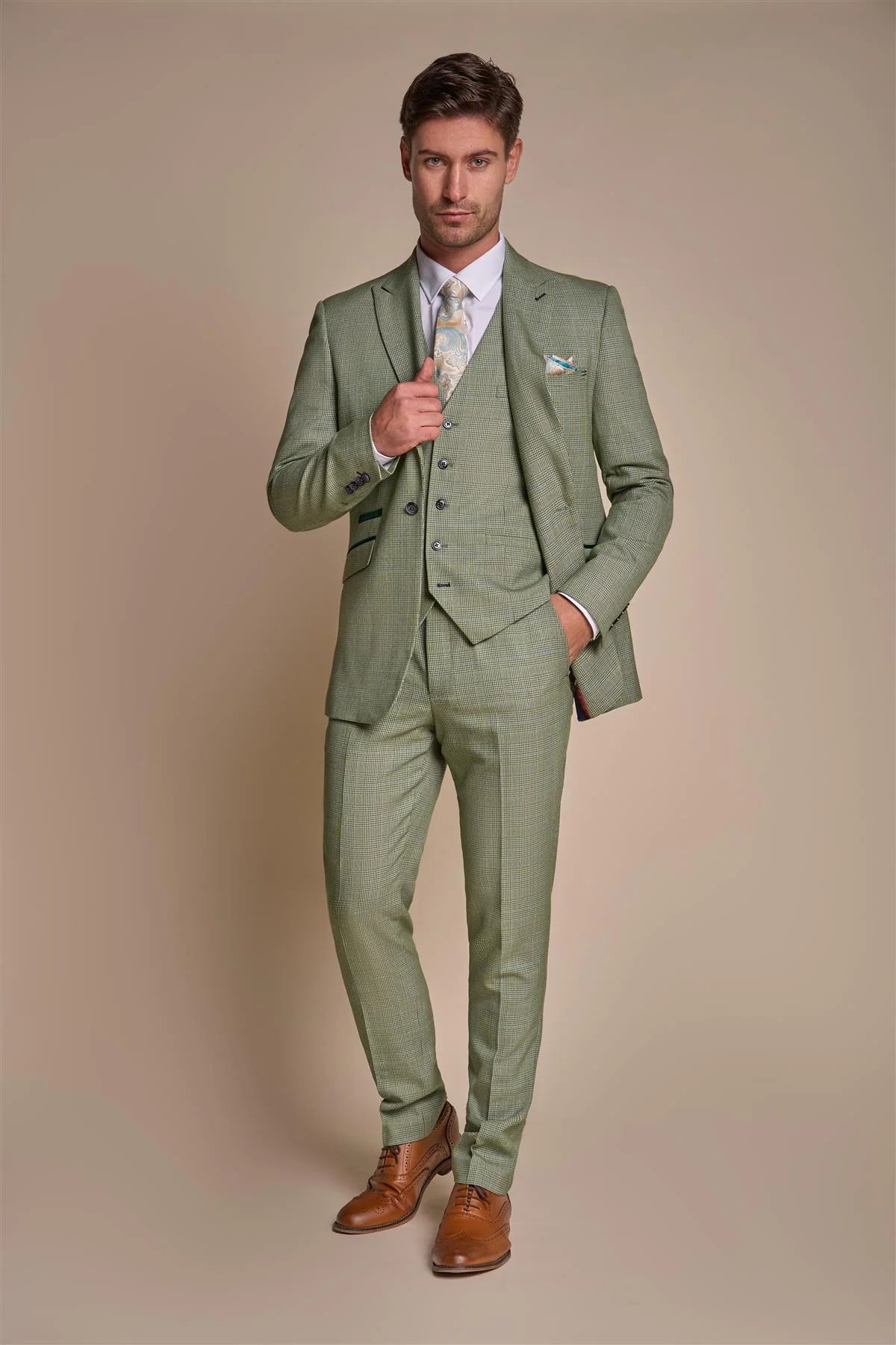 Cavani Caridi Blazer Sage Green