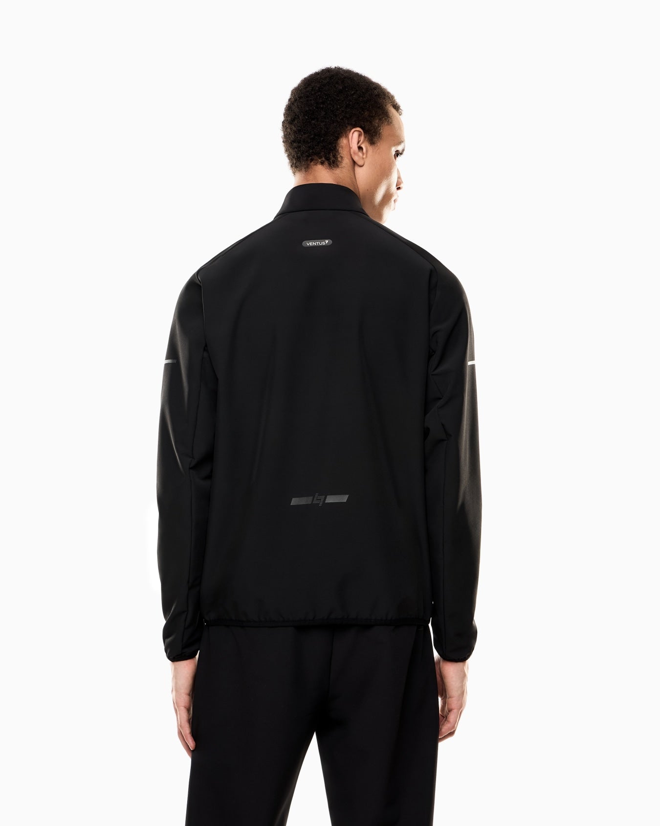 EA7 Emporio Armani 7M000638 Dynamic Athlete Zip-Up Sweatshirt VENTUS7 - Black