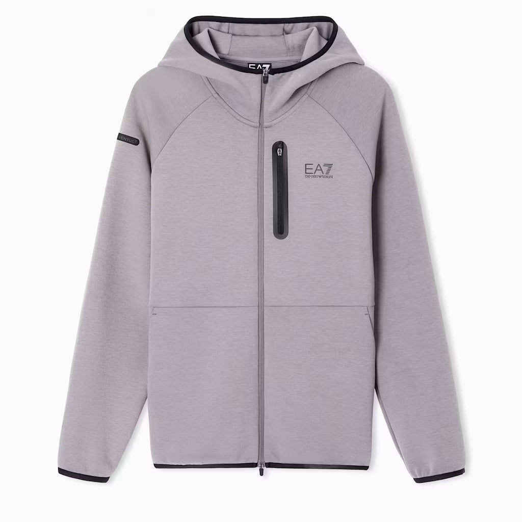 EA7 Emporio Armani 7M001598 Natural Ventus7 Hoodie - Smoked Pearl