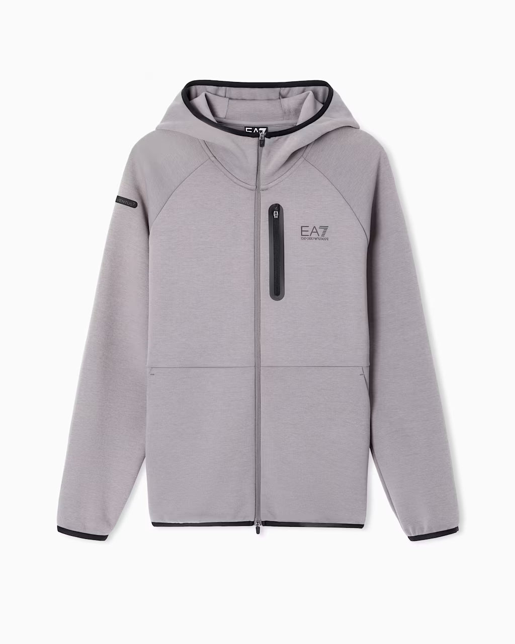 EA7 Emporio Armani 7M001598 Natural Ventus7 Hoodie - Smoked Pearl