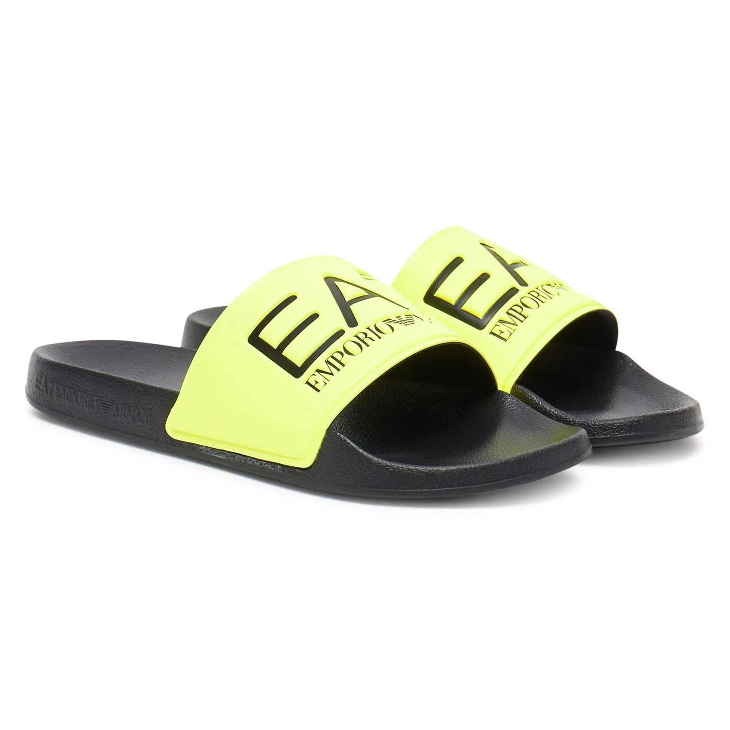 EA7 EMPORIO ARMANI 7X000108 SLIDERS YELLOW/BLACK