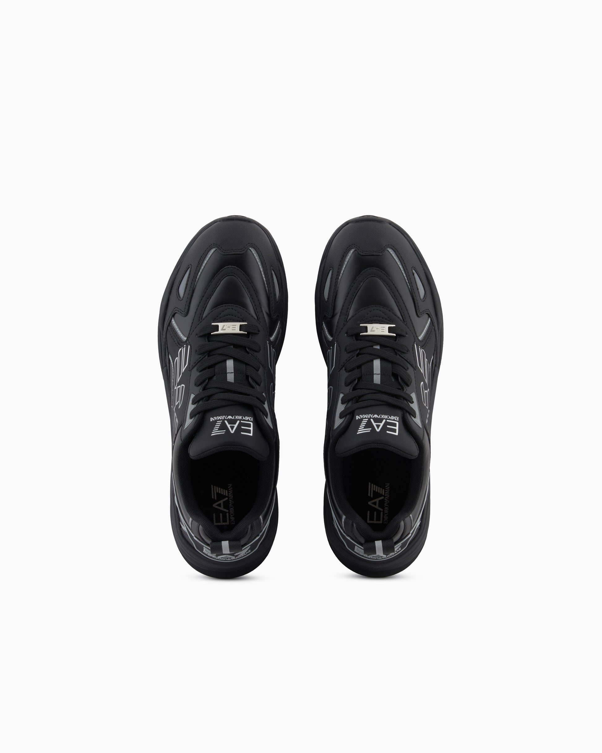 EA7 Emporio Armani 7X000306 Ace Runner Special Sneakers - MC032 Triple Black/Silver