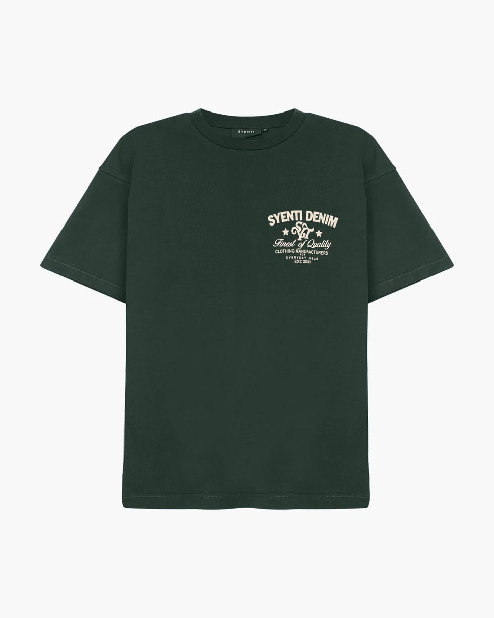 Syenti Syenti Denim T-Shirt Forest Green