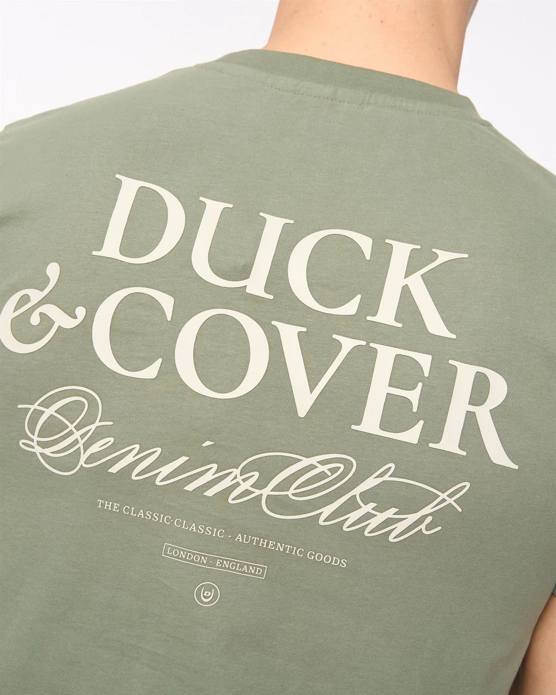 Duck & Cover Sudbury T-Shirt - Light Olive