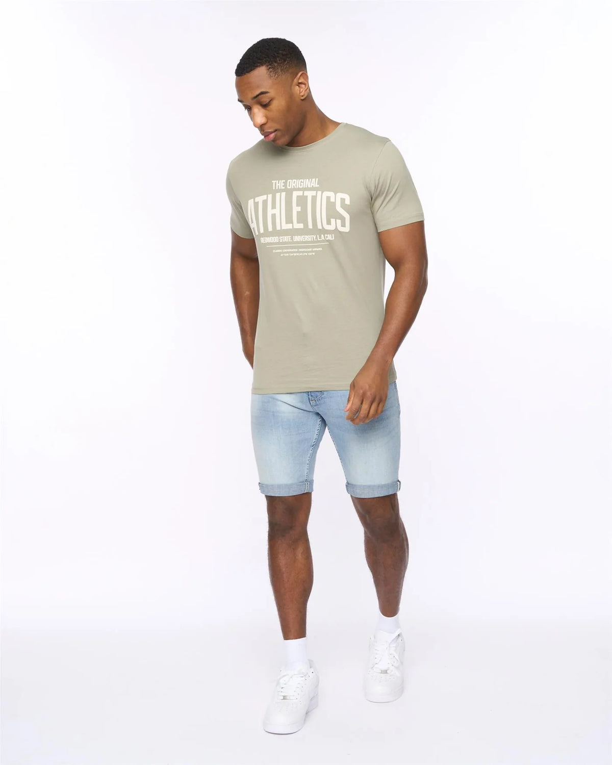Crosshatch Athwood T-Shirt - Sage