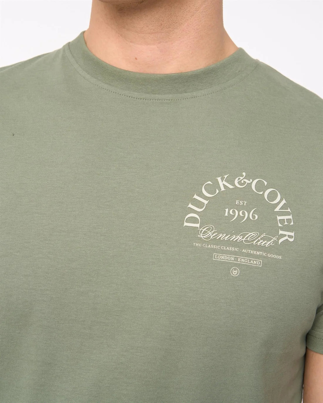 Duck & Cover Sudbury T-Shirt - Light Olive