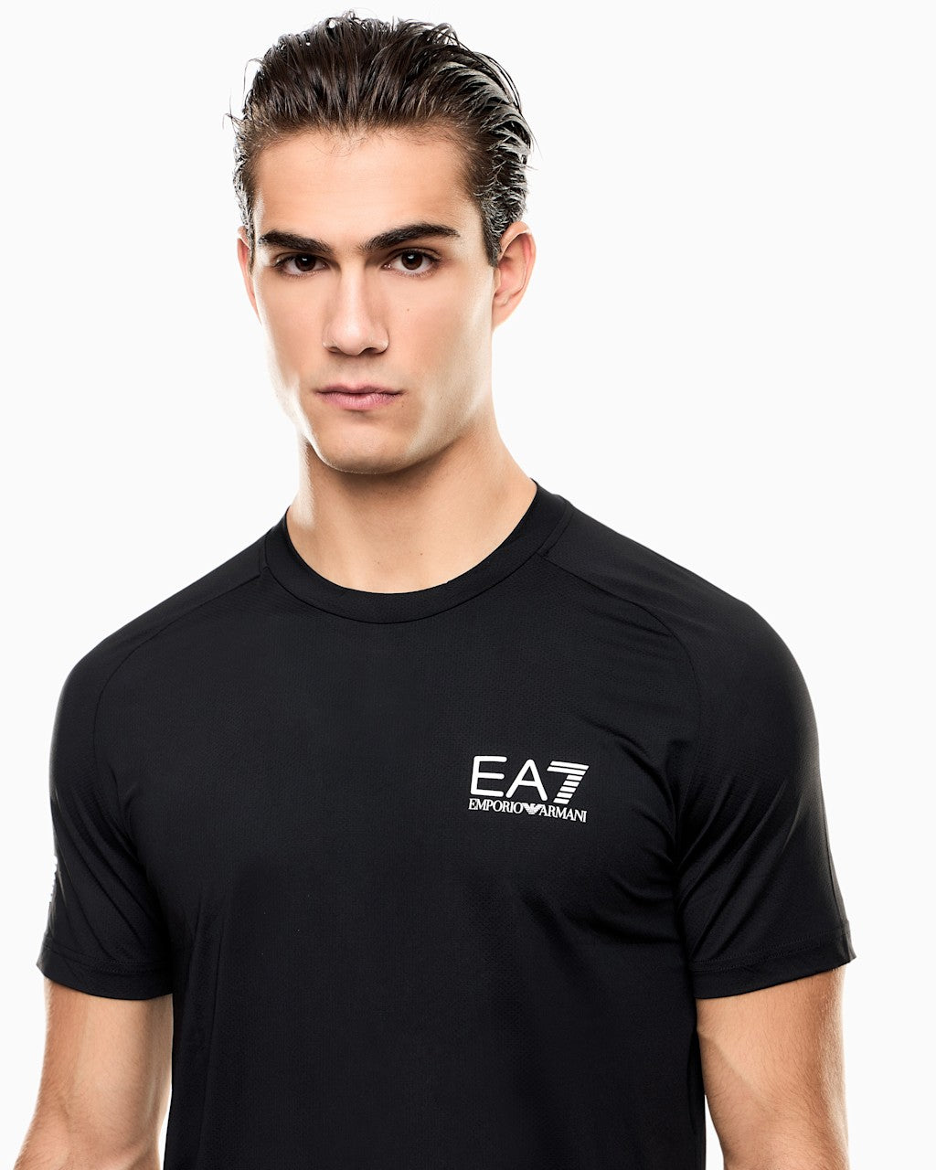 EA7 Emporio Armani 8NPT22 Ventus7 T-Shirt - Black