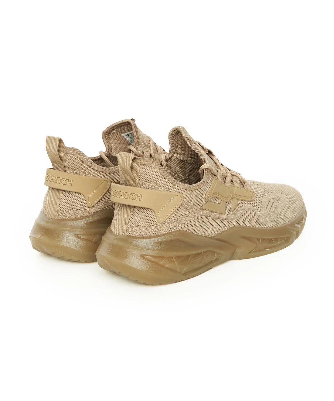 Crosshatch Nantycaws Trainers - Stone