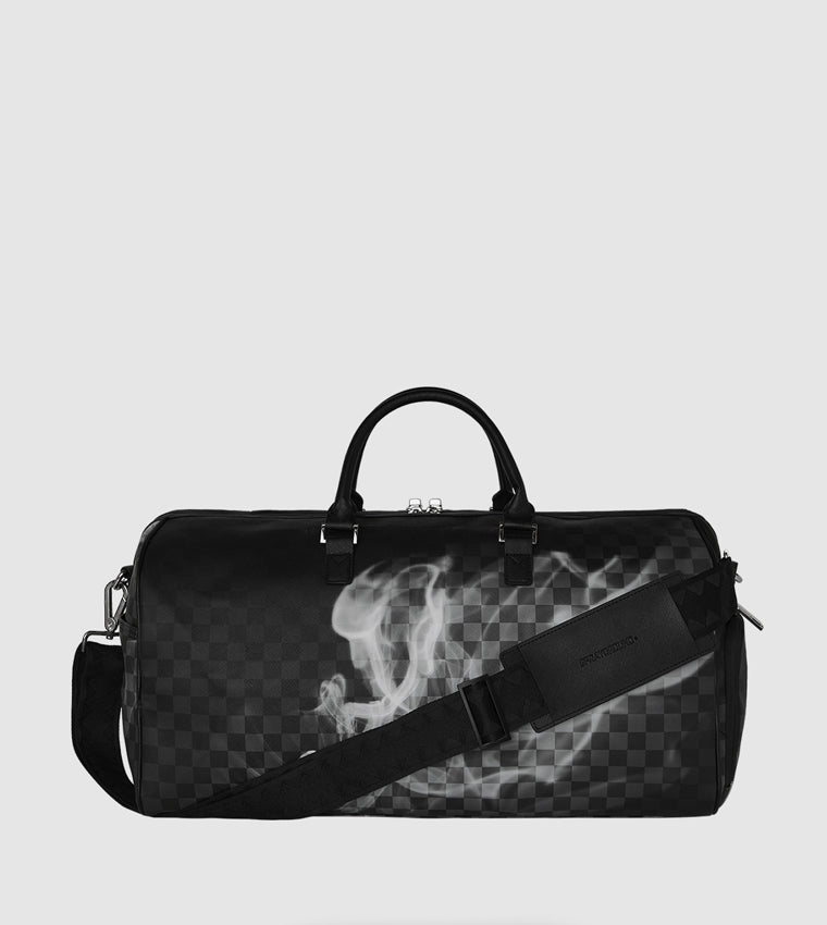 Sprayground 910D8221 Sip N Smoke Duffle Bag - Black