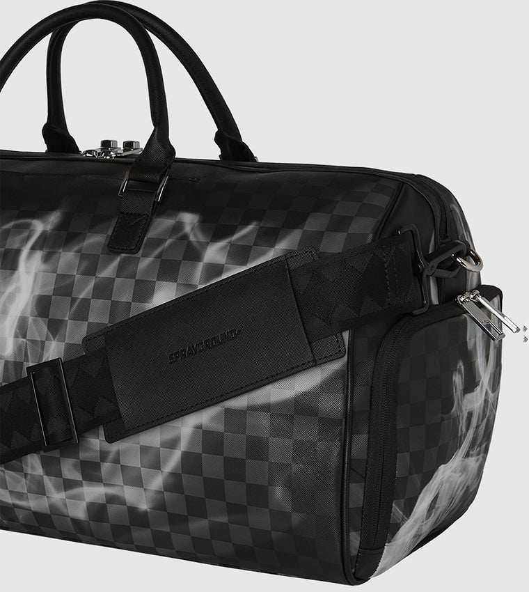 Sprayground 910D8221 Sip N Smoke Duffle Bag - Black – Vault Menswear