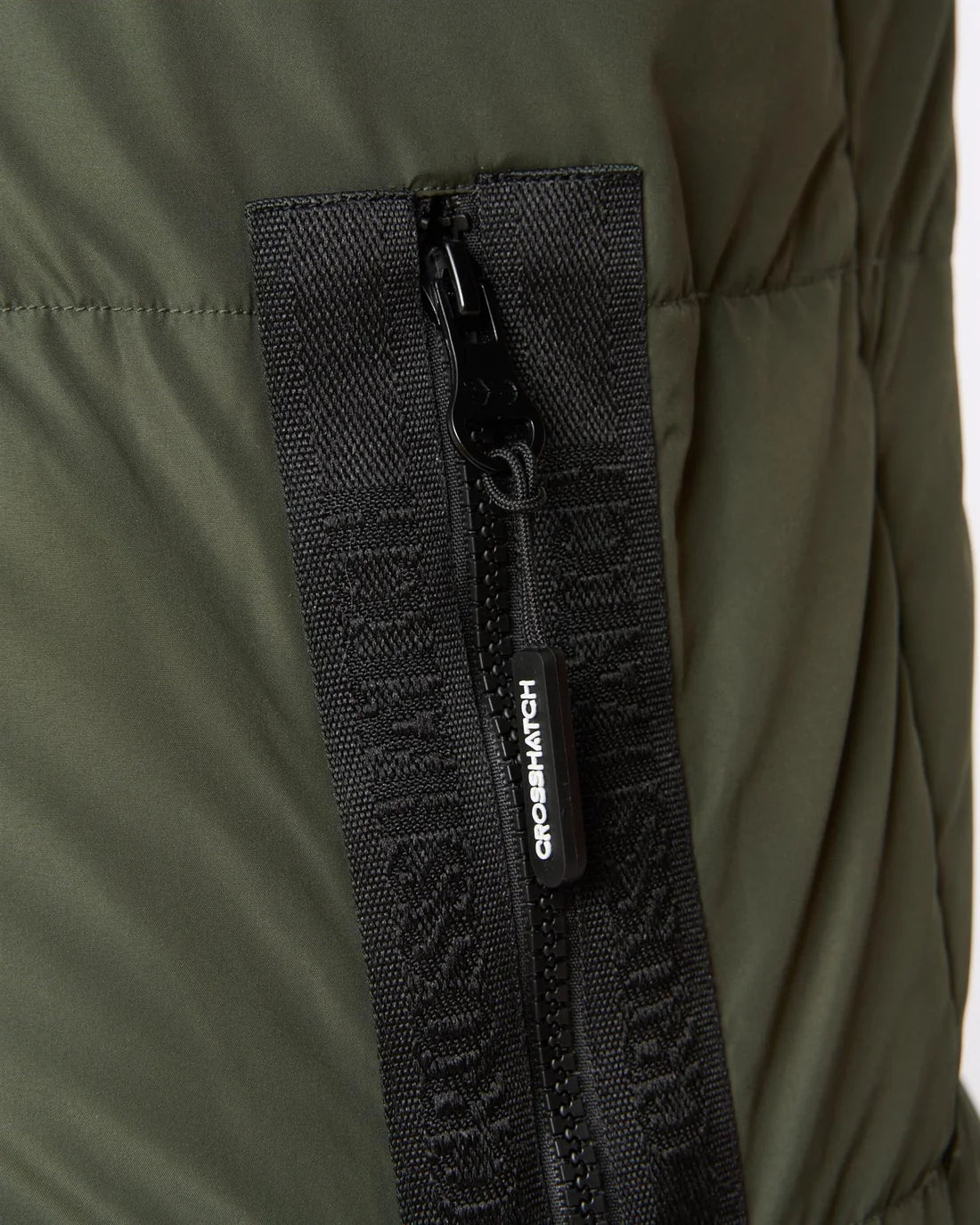 Crosshatch Sandbox Gilet - Olive