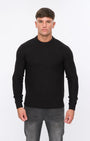 Duck and Cover Matera Texture Knit - Black