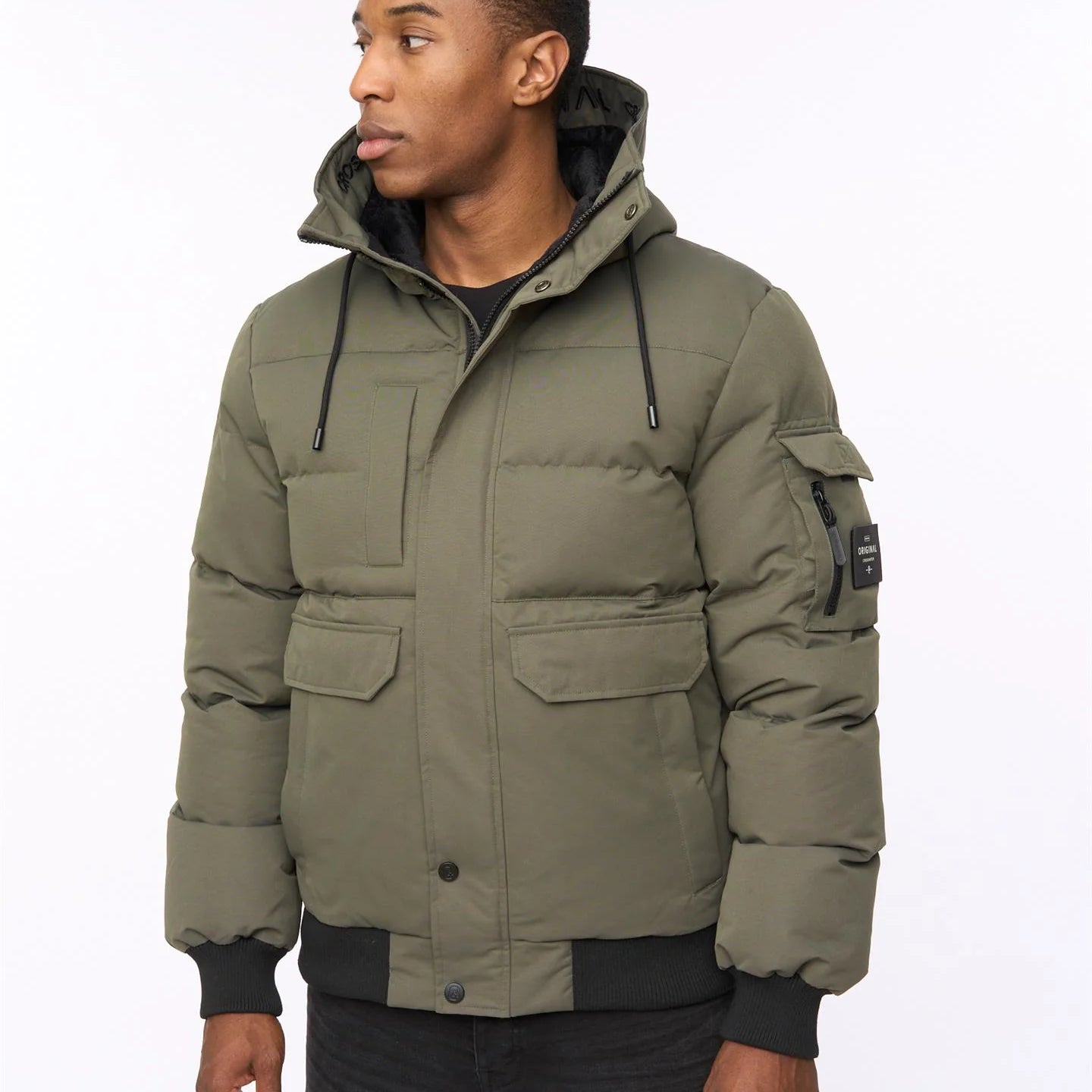 Crosshatch Milwaka Jacket - Dark Olive
