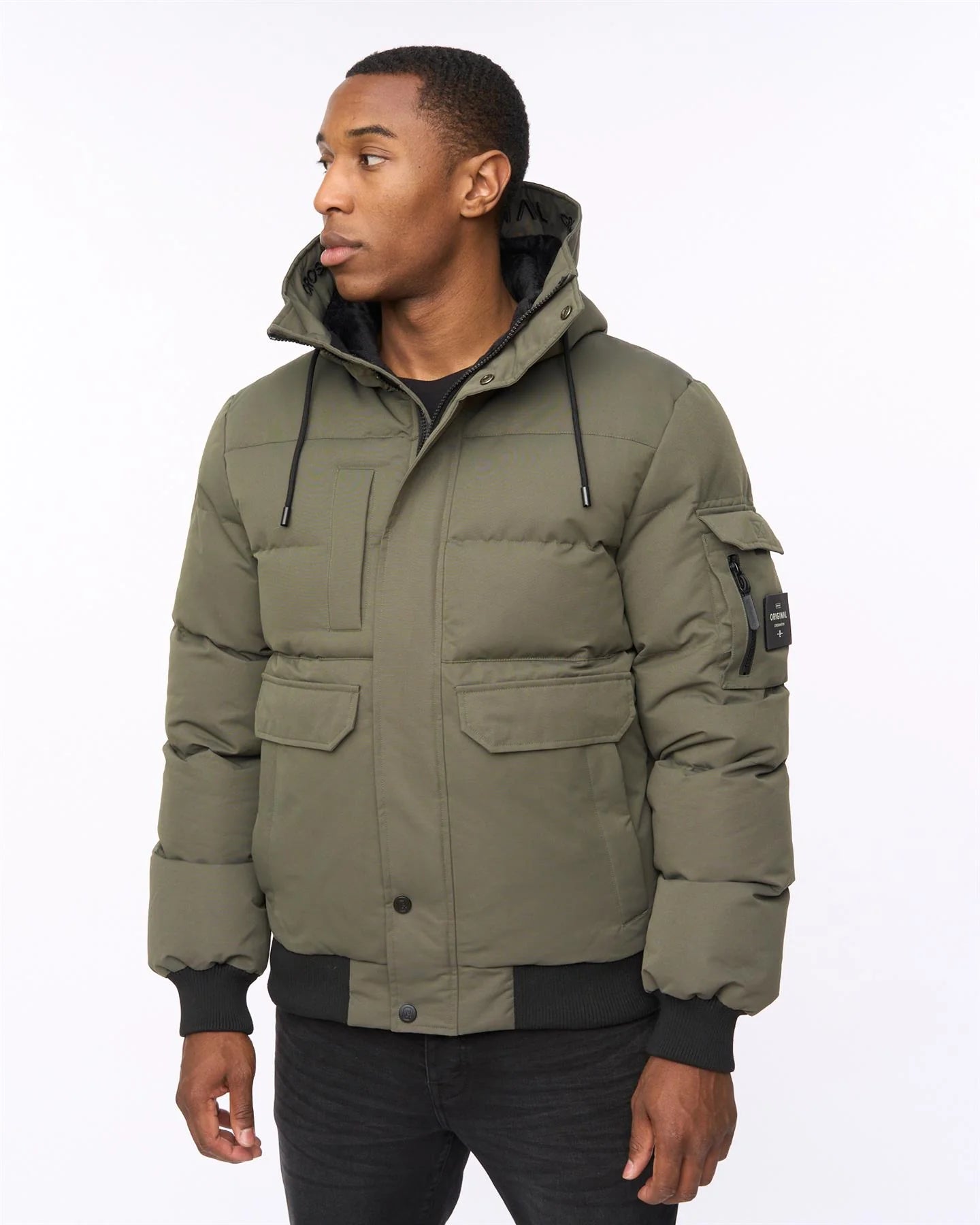 Crosshatch Milwaka Jacket - Dark Olive