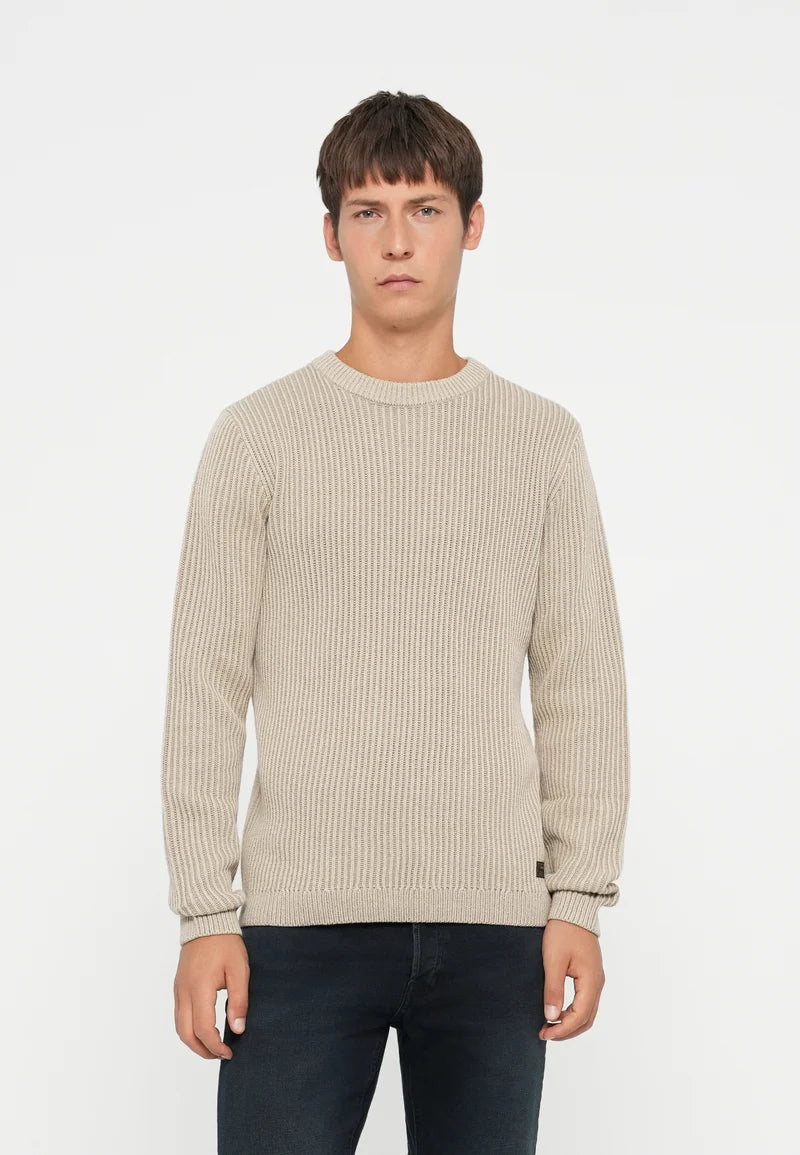 Jack & Jones Dover Knitted Crewneck - Moonbeam