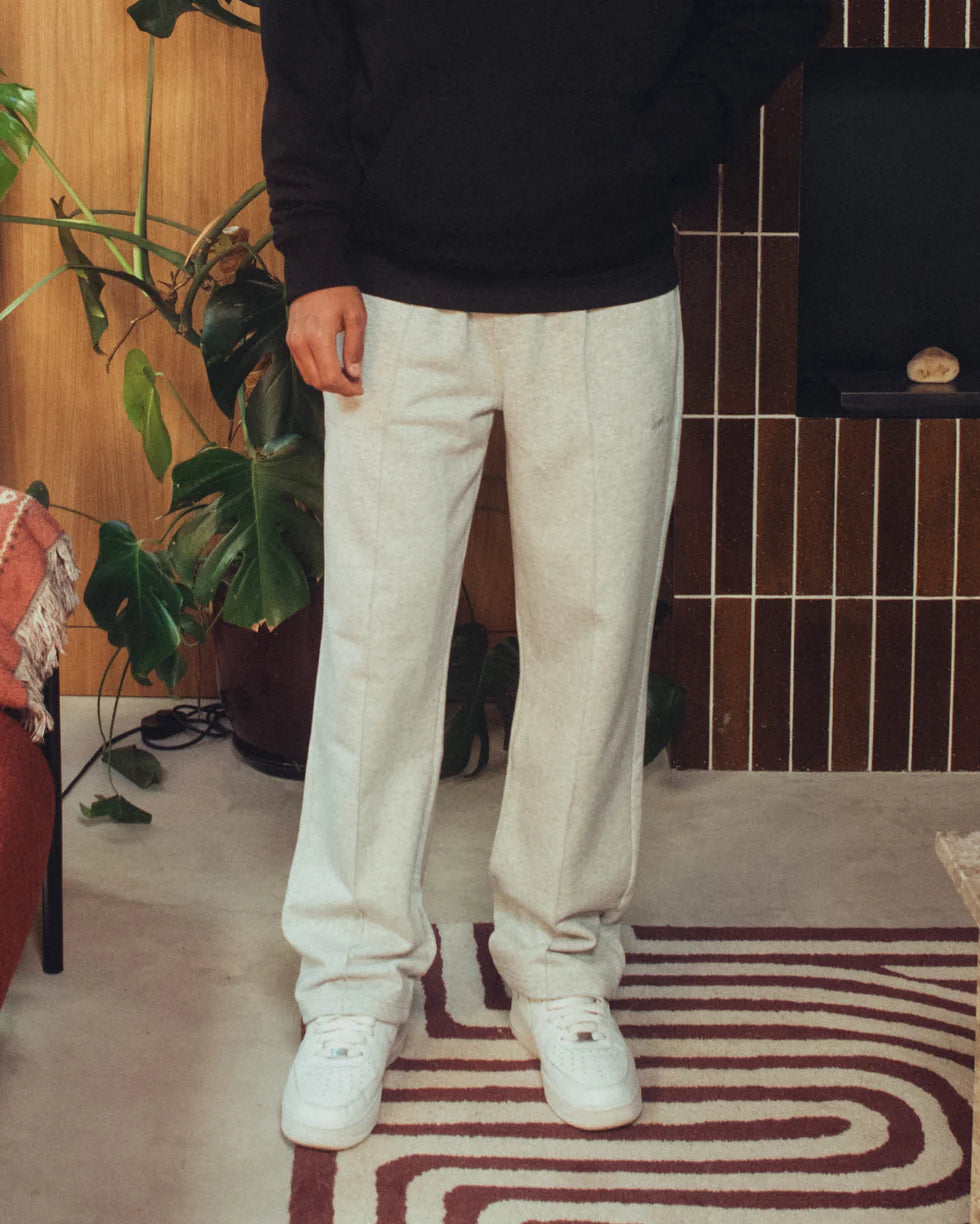 Syenti Straight Leg Sweatpants Grey Marl