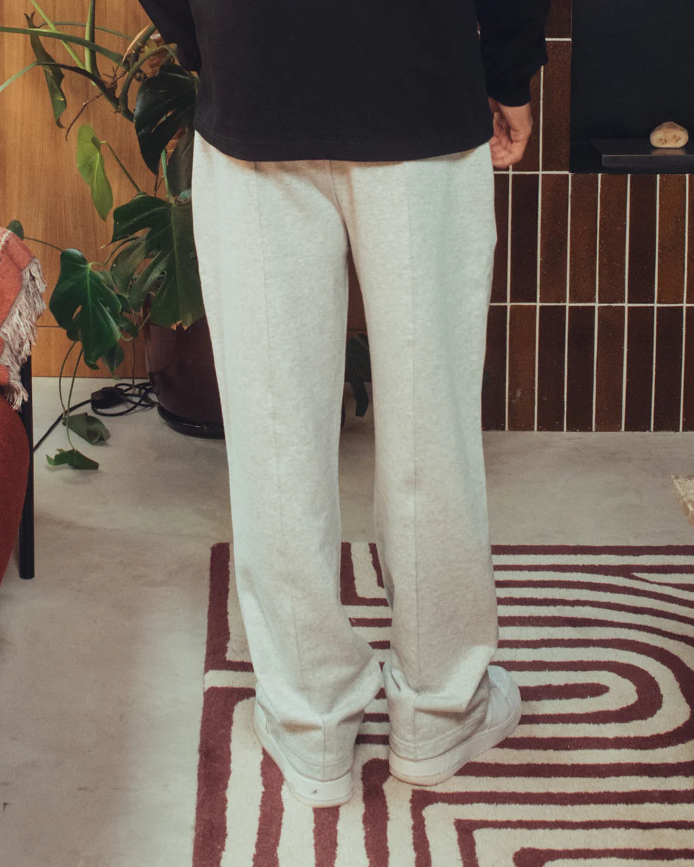 Syenti Straight Leg Sweatpants Grey Marl