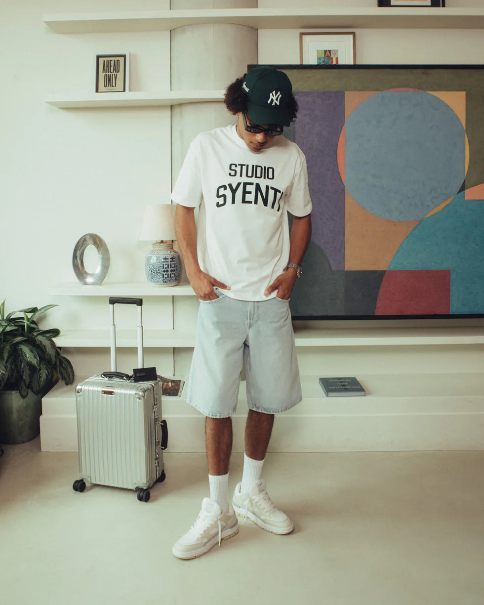 Syenti Studio Flock T-Shirt - Off White