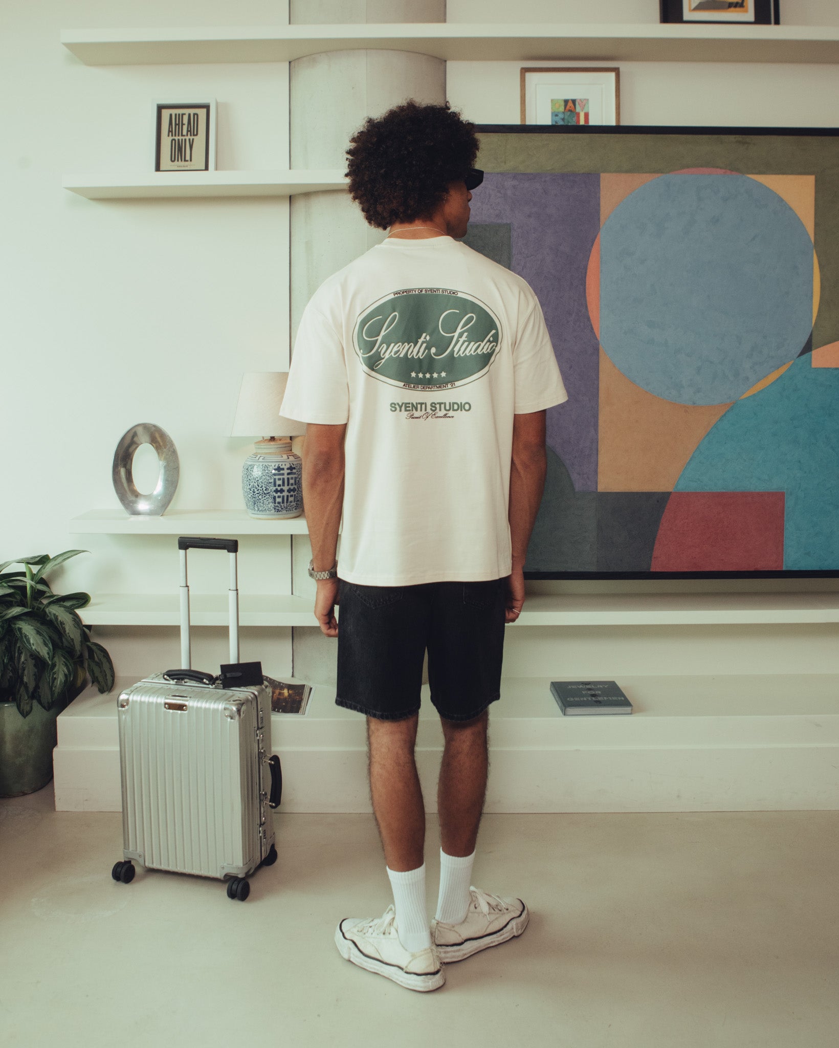 Syenti Studio T-Shirt - Light Stone