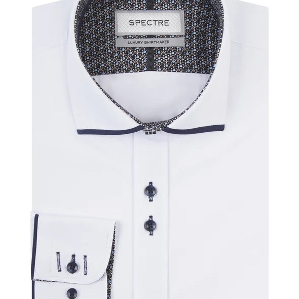 Spectre Adam Shirt - White & Navy