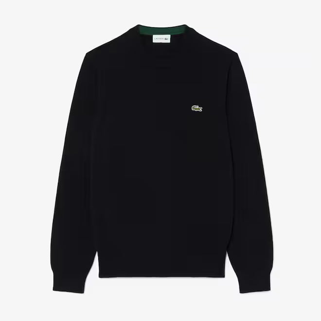 Lacoste AH1985-00 AB148 Crewneck Sweatshirt 031 - Black