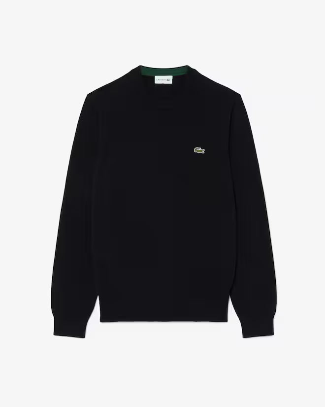 Lacoste AH1985-00 AB148 Crewneck Sweatshirt 031 - Black