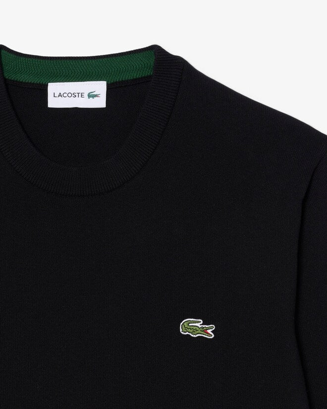 Lacoste AH1985-00 AB148 Crewneck Sweatshirt 031 - Black