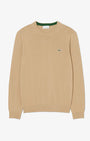 Lacoste AH1985-00 AB148 Crewneck Sweatshirt SIX - Cookie