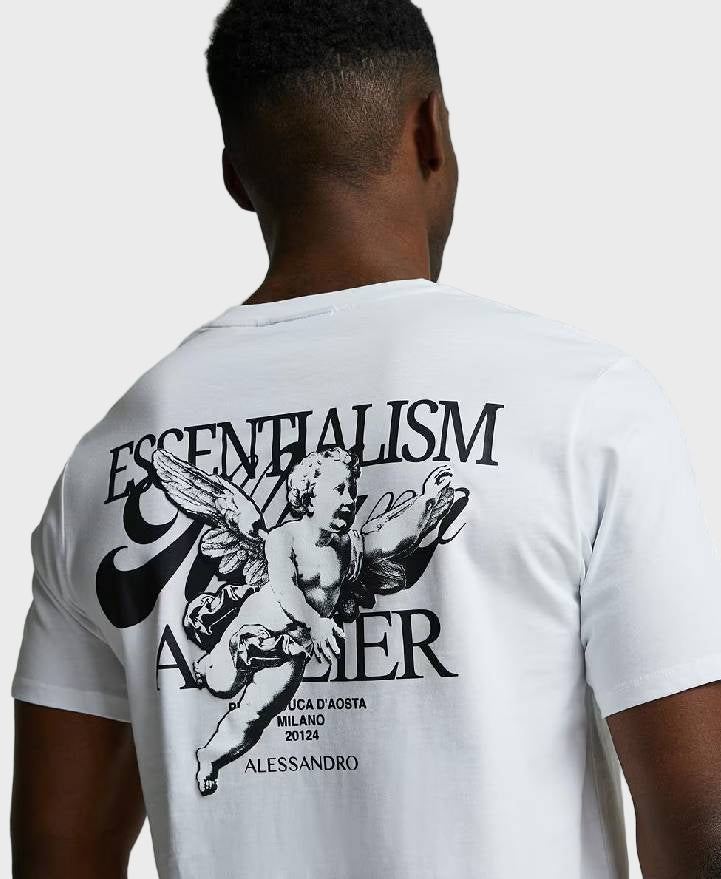 Alessandro Zavetti Putto T-Shirt Optic White