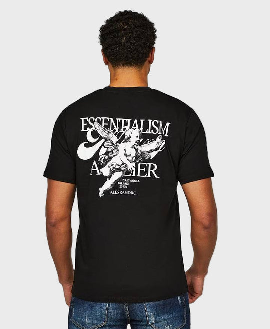 Alessandro Zavetti Putto T-Shirt Optic Jet Black