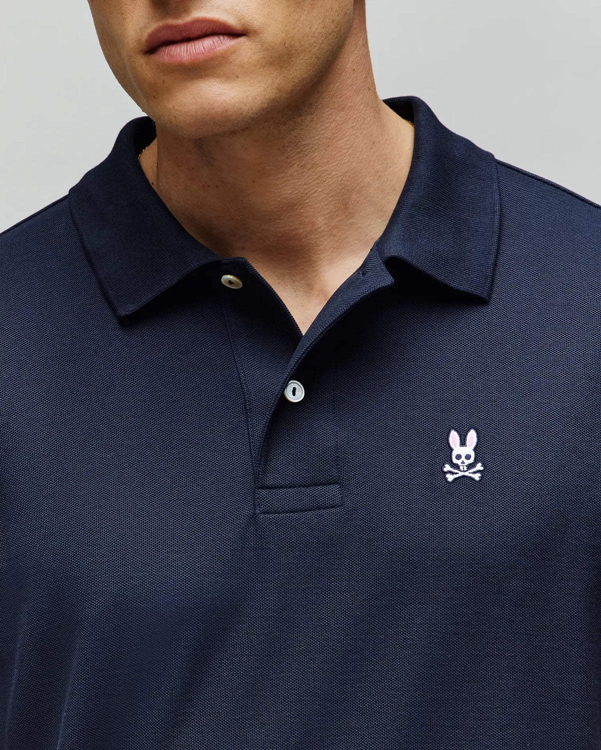 Psycho Bunny Classic Pique Polo Shirt - Navy