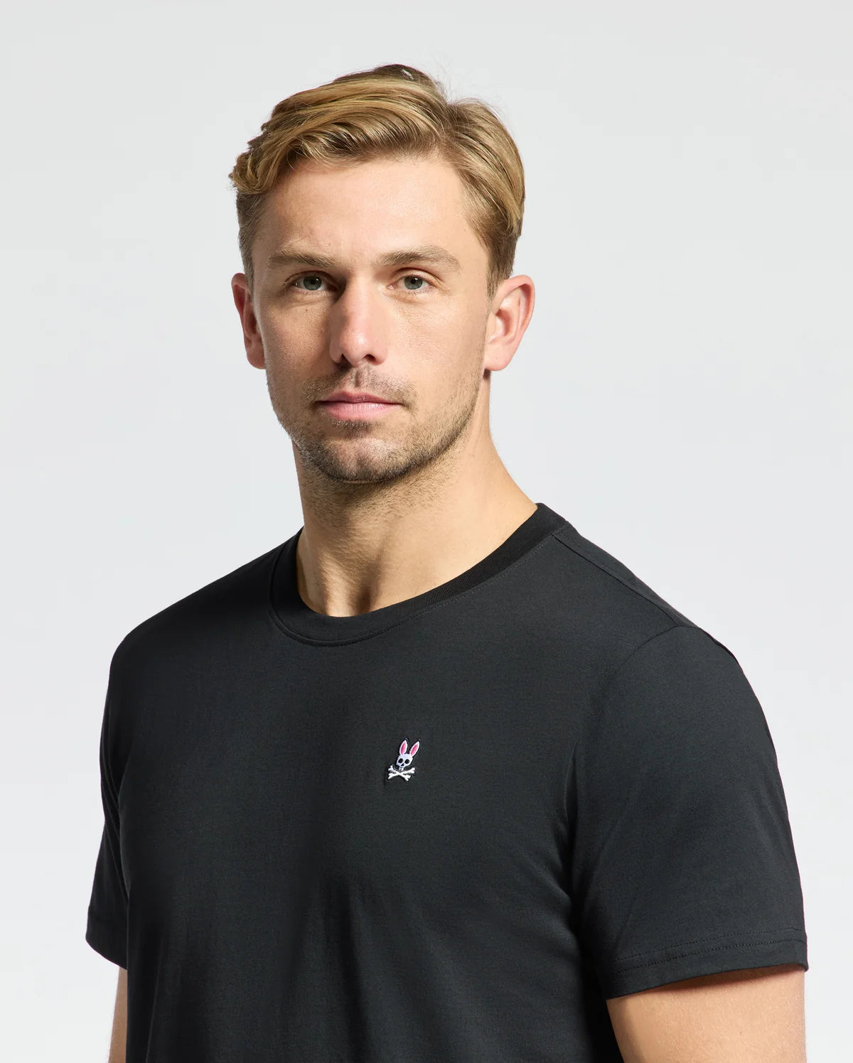 Psycho Bunny Classic Crewneck T-Shirt Black